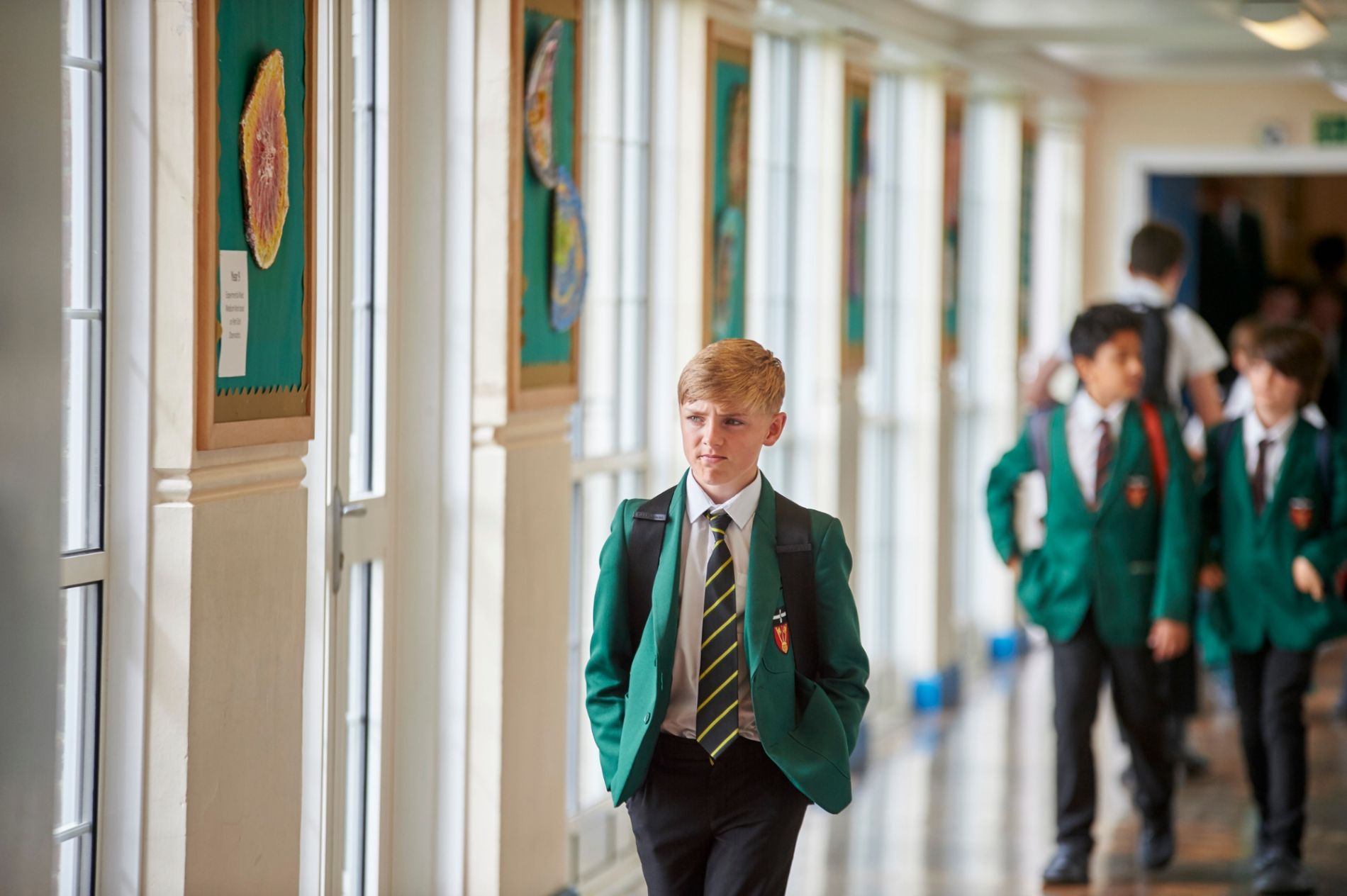 Southend High School for Boys School flag flies